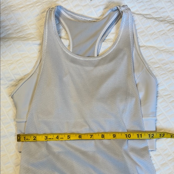 Lululemon | White Racerback Tank + Bra - Picture 8 of 9